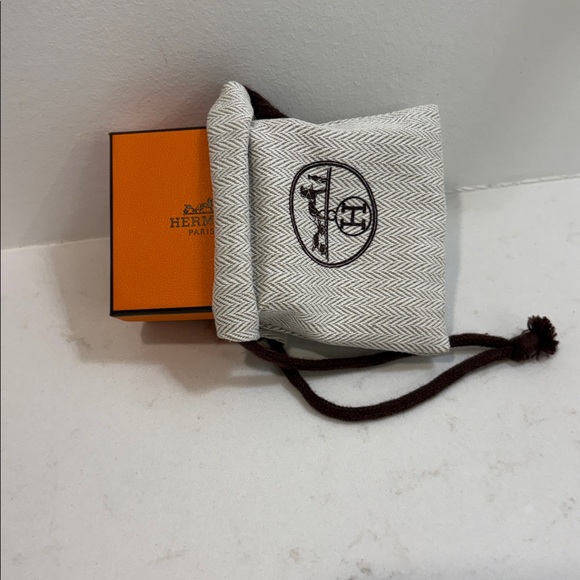 Authentic VINTAGE Hermès Leather Triple Tour Kelly Aldion Bracelet - Picture 8 of 9